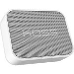 Koss BTS1 Portable Bluetooth Speaker System - White - Battery Rechargeable - USB - 1 Pack