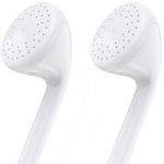 4XEM Earphones with Mic for iPhone/iPod/iPad - Stereo - Wired - Earbud - Binaural - Outer-ear