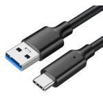 USB 3.2 A to USB-C M/M Cable10Gbps3A 20V/60W 1M (3') Black