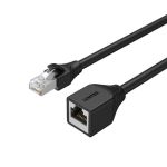 Unitek C1896BK 1M Cat 6 RJ45 (8P8C) Male to Female Extension Network Cable Black