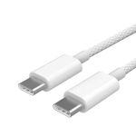 USB C to USB C Charging Cable for iPhone 15 Series 3' White