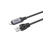 Unitek C18148AGY01-1M Type C to Ethernet Cable 3.3ft(1M) Black