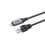 Unitek C18148AGY01-3M Type C to Ethernet Cable 10ft(3M) Black