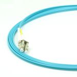 3M(10') Aqua LC to SC OM4 50/125 Fiber Patch Cable Multimode Duplex