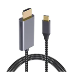 USB-C to HDMI  Braided Cable 4K@ 60hz 3.3' Grey