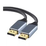 VESA Certified DP2.1 80G Male to Male Cable Support 16K@60Hz/8K@240Hz/4K@240Hz 3.3ft Grey