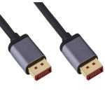 Displayport V1.4 cable Gold plating Dark Grey 3'