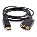 Displayport Male To VGA Male 3' Black