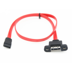 eSATA to SATA 2.0 Cable M/F 18in Red