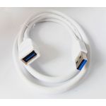 USB3.0 AM to AF Extension Cable 3' (1M)  White