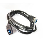 USB3.0 AM to AF Extension Cable 6.5' (2M) Black