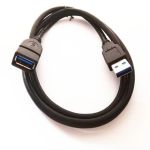 USB3.0 AM to AF Extension Cable 10' (3M) Black