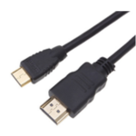 Mini HDMI to HDMI 6' Black Supports 4K