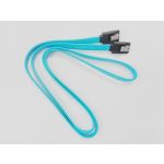 SATA3 6Gbit/s Cable w/Metal Latch M/M 24in BlueStraight to Straight