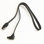 SATA3 6Gb/s  Straight to Right AngleM/M 36in Black Cable w/Metal Latch