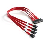 SAS Cable SFF-8484 to 4x SATAF/4F 20in