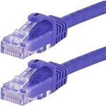 CAT6 Straight Patch 1' Purple 550MHz UTP 24AWG Cable