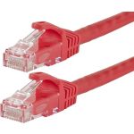 CAT6 Straight Patch 550MHz UTP 24AWG Cable 2ft Red