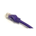 CAT6 Straight Patch 550MHz UTP 24AWG Cable 7ft Purple