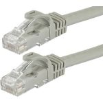 CAT6 Straight Patch 550MHz UTP 24AWG Cable 10ft Grey