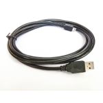 USB2.0 Cable A Type to Mini 5-Pin Gold-Plated 10' Black