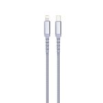 MFi Lightning to USB-C  Cable 1.6ft BraidedGrey