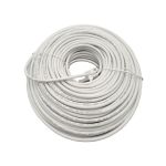 Micro Connectors 200ft Cat6a Industrial Outdoor Rated Solid U/FTP Ethernet Cable 26AWG White E09-200W-OUT