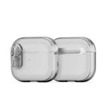 PECL Series Airpods 4 (2024) Protective Case Cover  w/ Switch Button Transparent Grey