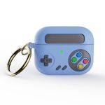 AirPod Pro 2 Case Cover w/ Keychain Game Player Design Light Blue