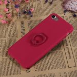 iPhone 8/7 Matte Plastic Case with Ring KickstandRed