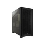 Corsair CC-9011200-WW 4000D Airflow Mid Tower ATXCase 2x 120mm Fans Tempered Glass Panel Black