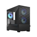 Fractal Design FD-C-POR1M-06 Pop Mini Air RGB Case mATX Tempered Glass Light Tinted Panel Black 2x USB 3.0  1x Audio Line-In