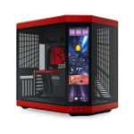 HYTE CS-HYTE-Y70TI-RB Y70 Touch Infinite Mid-Tower ATX Case PCIe 4.0 x16 Riser 2x USB-A 3.2 Gen 1 1x USB-C 3.2 Gen 2