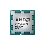 AMD Ryzen 9 9950X OEM Tray 100-00001277 Without Cooler 16 Cores 32 Threads 4.3GHz Base Clock 5.7GHz Max Turbo 170W TDP AMD Radeon