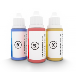 EKWB EK-CryoFuel Dye Pack Red Yellow and Blue Dye Bottles