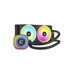 Corsair CW-9061007-WW iCUE LINK H100i LCD LiquidCPU Cooler 240mm Radiator with QX120 RGB Fans Customizable LCD Screen Intel/AMD