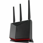 ASUS RT-BE86U Wi-Fi 7 Ethernet Wireless Router Dual Band - 2.40 GHz ISM Band - 5 GHz UNII Band - 4 x Antenna(1 x Internal/3 x