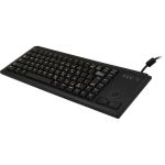 CHERRY ML 4420 Wired Keyboard - Compact Pale Gray Integrated Trackball