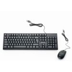 Verbatim Wired Keyboard and Mouse - USB Cable Keyboard - USB Mouse - 1000 dpi - Multimedia Hot Key(s) - Symmetrical - Compatible with Linux  Windows  ChromeOS  Mac  PC  Mac OS