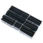 140pcs Assorted Heat Shrink Tube Kit Black