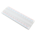 830 Point Solderless Breadboard White