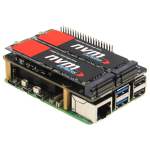 Geekworm X1004 PCIe to Dual 2280 NVMe SSD shield for Raspberry Pi 5