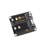 Waveshare PCIe To 2-CH M.2 Adapter for Raspberry Pi 5 Black