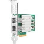 HPE 25Gigabit Ethernet Card - PCI Express 4.0 x8 - 3.13 GB/s Data Transfer Rate - 2 Port(s) - Optical Fiber - 25GBase-X  10GBase-X - SFP28 - Standup