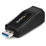 StarTech.com USB 3.0 to Gigabit Ethernet NIC Network Adapter - 10/100/1000 Mbps - Add Gigabit Ethernet network connectivity to a Laptop or Desktop through a USB 3.0 port - USB 3.0 to Gi