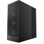 NZXT CM-H72FB-01 H7 Flow Mid-Tower ATX Case Black E-ATX Supported Front I/O USB Type-C Port Quick-Release Tempered Glass