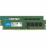 Crucial 16GB (2x8GB) DDR4 Desktop MemoryCL3200 MT/s CL22  1.20 V - Non-ECC - 288-pin - DIMM - Lifetime Warranty