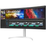 LG 38BP85C-W 37.5in 21:9 QHD+ Ultra Wide Curved Monitor HDR10 3840x1600 USB-C AMD FreeSync 5ms Response Time