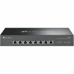 TP-Link DS1008X Omada 8-Port 10G Unmanaged Desktop/Rackmount Switch - 8 Ports - 10 Gigabit Ethernet - 10GBase-T - 2 Layer Supported - 37.07 W Power Consumption - Twisted Pair - Desktop