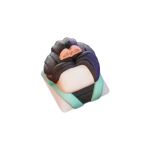 Artisan Keycap White/Blue Robe Girl Cherry MX